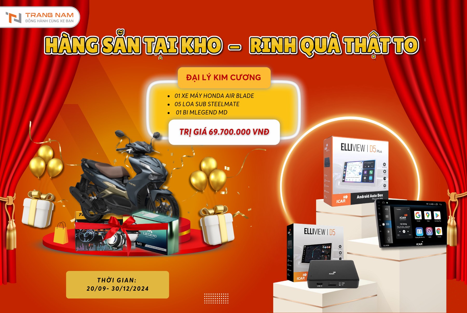tích điểm nhận quà ICAR