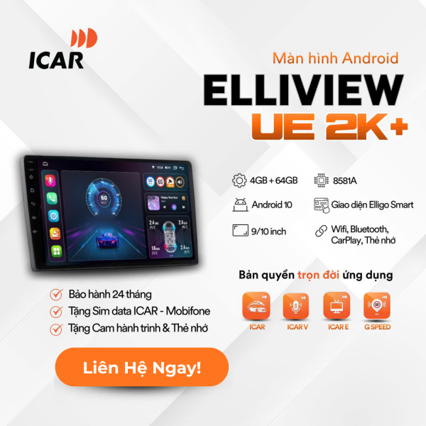 Màn hình Android Elliview UE 2K