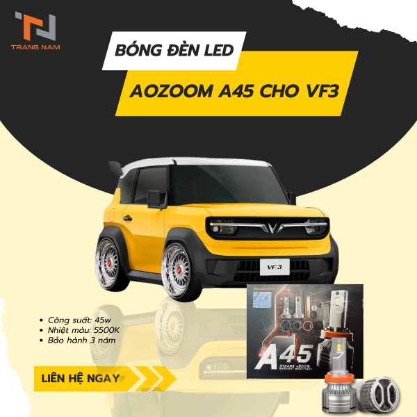 BÓNG LED aozoom A45 cho vinfast vf3 (1)