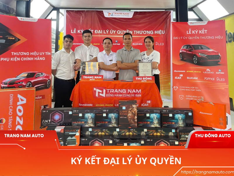 Lễ ký kết đại lý Aozom