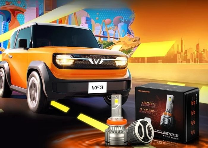 Chủ xe nên ưu tiên bóng LED tạo vùng sáng đồng đều, hỗ trợ quan sát ở khoảng cách phù hợp